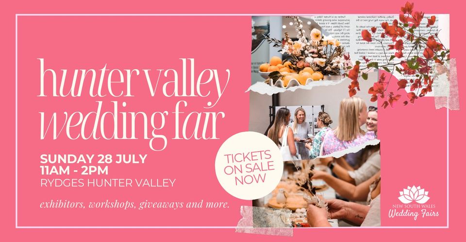 Hunter Valley Wedding Fair - What's On Newcastle